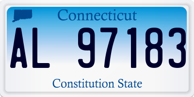 CT license plate AL97183