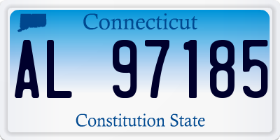 CT license plate AL97185