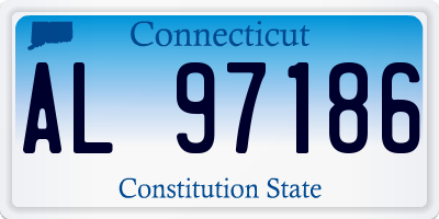 CT license plate AL97186