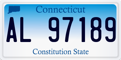 CT license plate AL97189