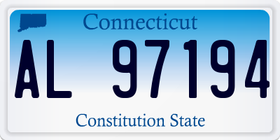 CT license plate AL97194