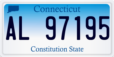 CT license plate AL97195