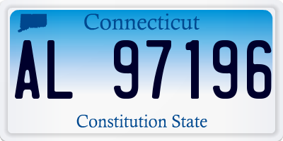 CT license plate AL97196