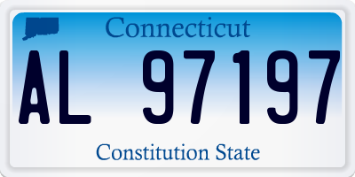 CT license plate AL97197