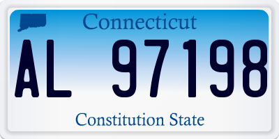 CT license plate AL97198