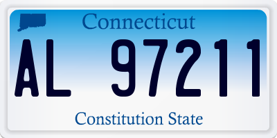 CT license plate AL97211
