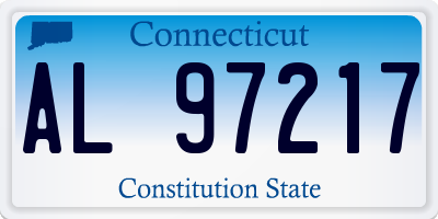 CT license plate AL97217
