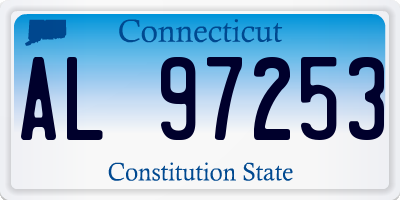 CT license plate AL97253