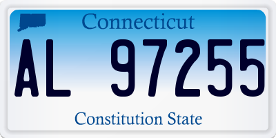 CT license plate AL97255