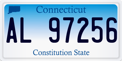 CT license plate AL97256