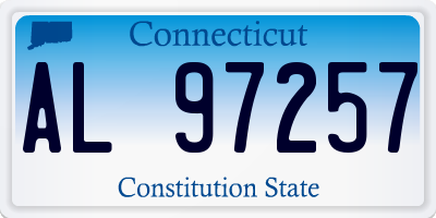 CT license plate AL97257