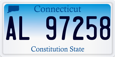 CT license plate AL97258