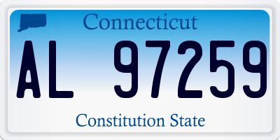 CT license plate AL97259