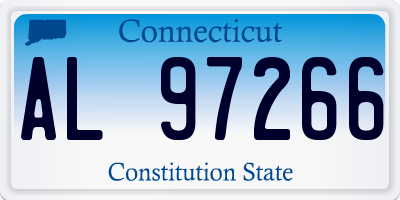CT license plate AL97266