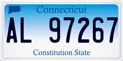 CT license plate AL97267