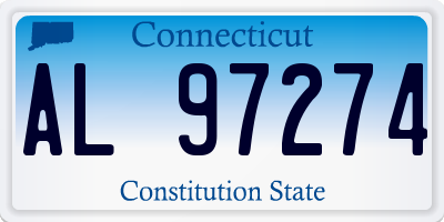 CT license plate AL97274
