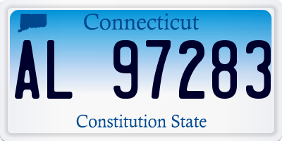 CT license plate AL97283