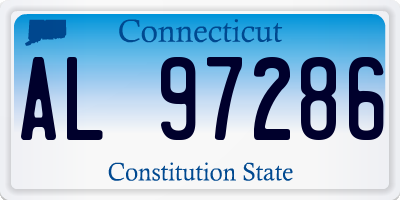 CT license plate AL97286