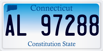 CT license plate AL97288