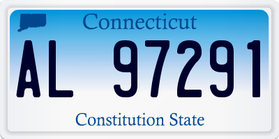 CT license plate AL97291