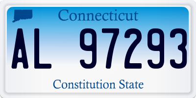 CT license plate AL97293