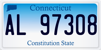 CT license plate AL97308