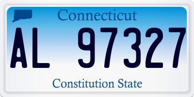 CT license plate AL97327