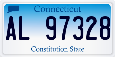 CT license plate AL97328