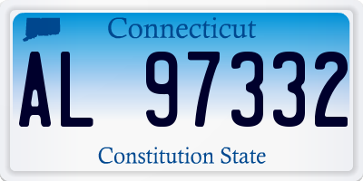 CT license plate AL97332