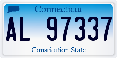 CT license plate AL97337