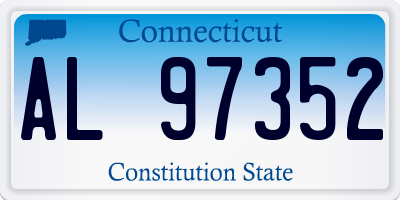 CT license plate AL97352