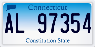 CT license plate AL97354