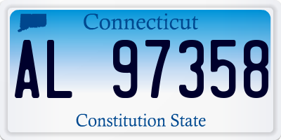 CT license plate AL97358