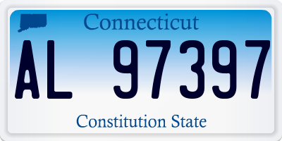 CT license plate AL97397