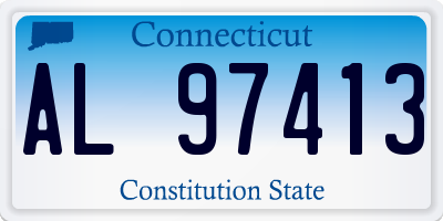 CT license plate AL97413