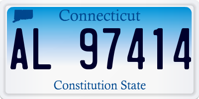 CT license plate AL97414