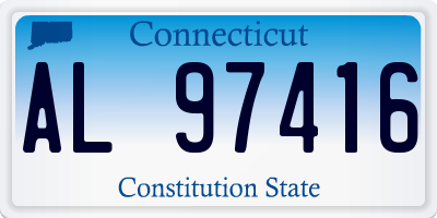CT license plate AL97416