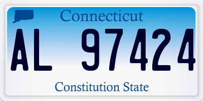 CT license plate AL97424