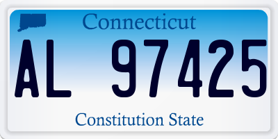 CT license plate AL97425