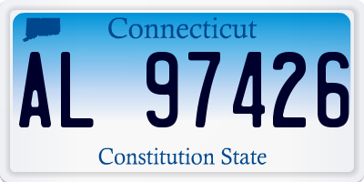 CT license plate AL97426