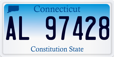 CT license plate AL97428