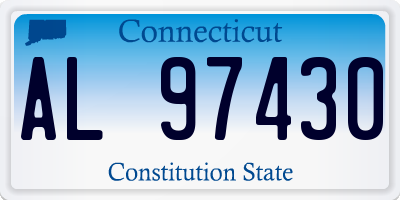 CT license plate AL97430