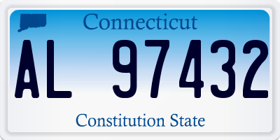 CT license plate AL97432