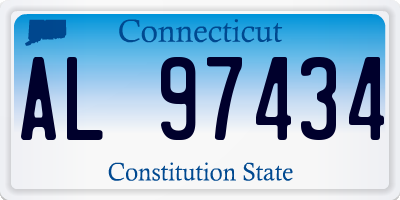 CT license plate AL97434