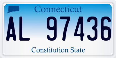CT license plate AL97436