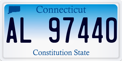 CT license plate AL97440
