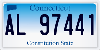 CT license plate AL97441