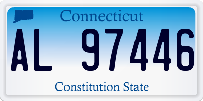 CT license plate AL97446