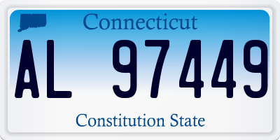 CT license plate AL97449