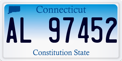 CT license plate AL97452